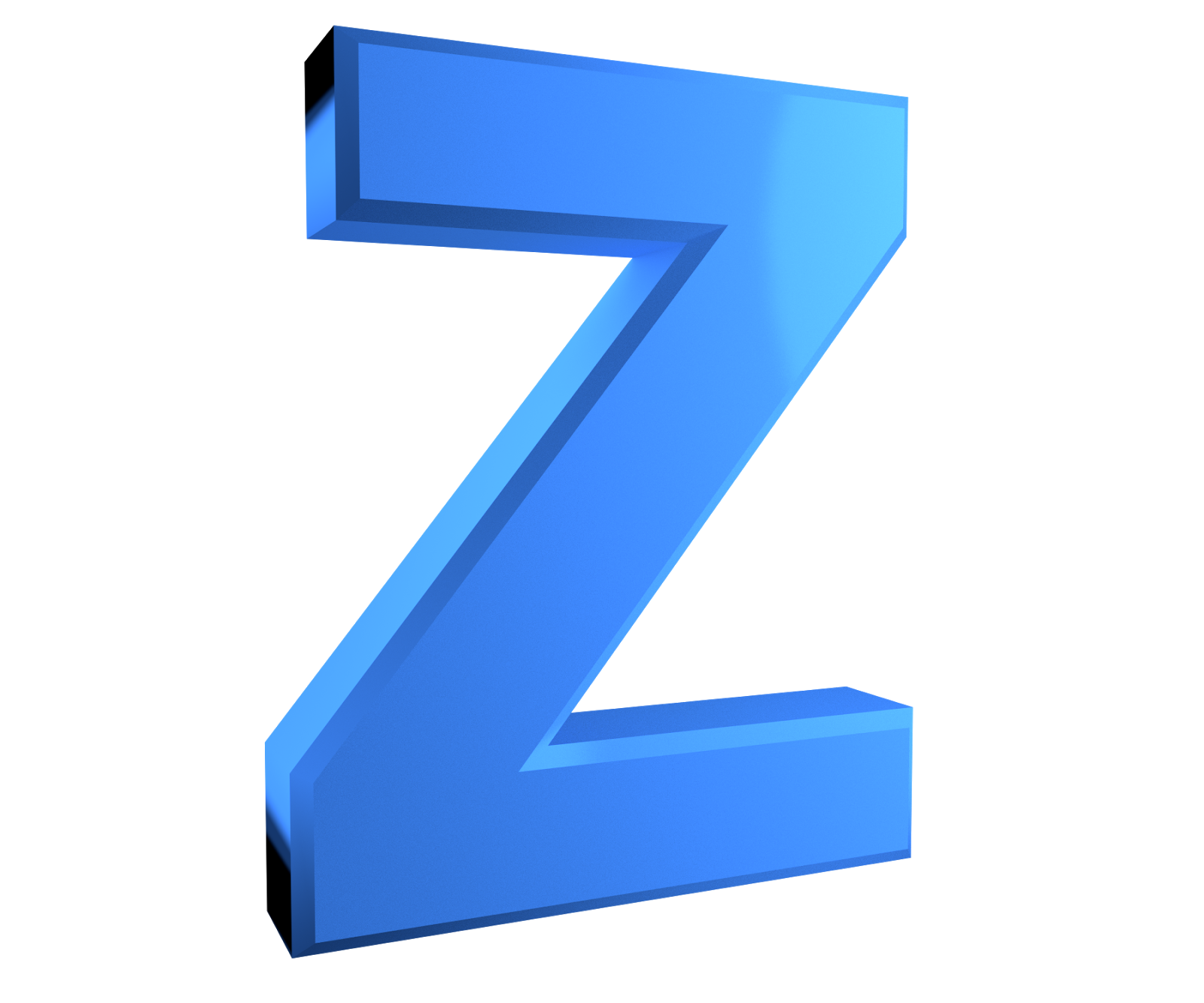 Z Letter Transparent PNG Image