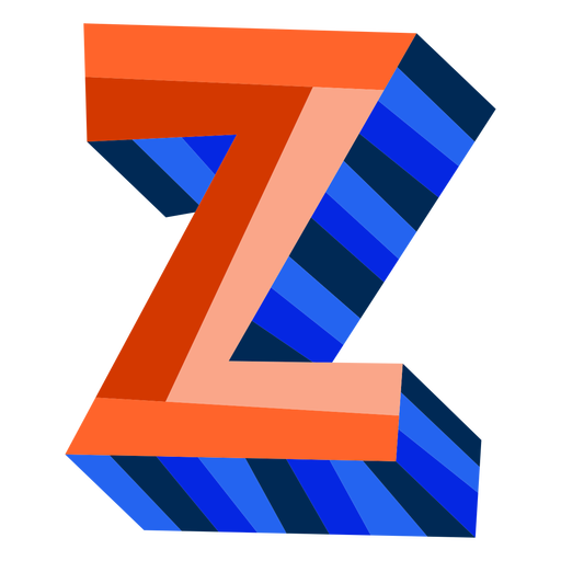 Z Letter Transparent PNG Image