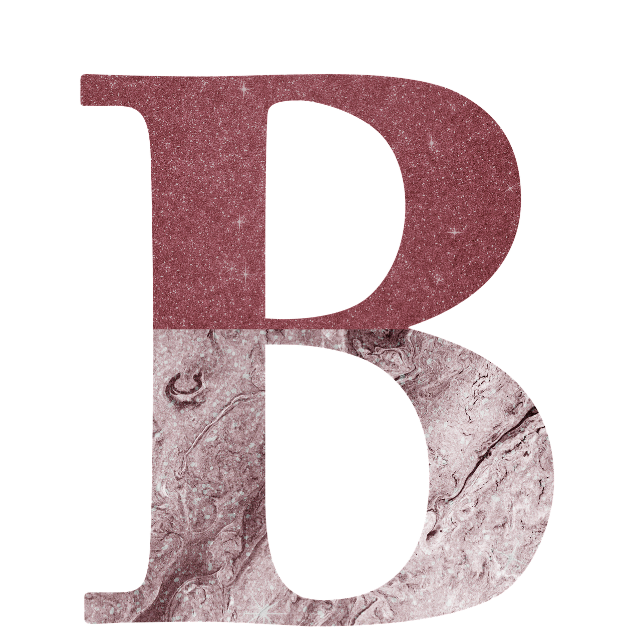 B Letter Transparent PNG Image