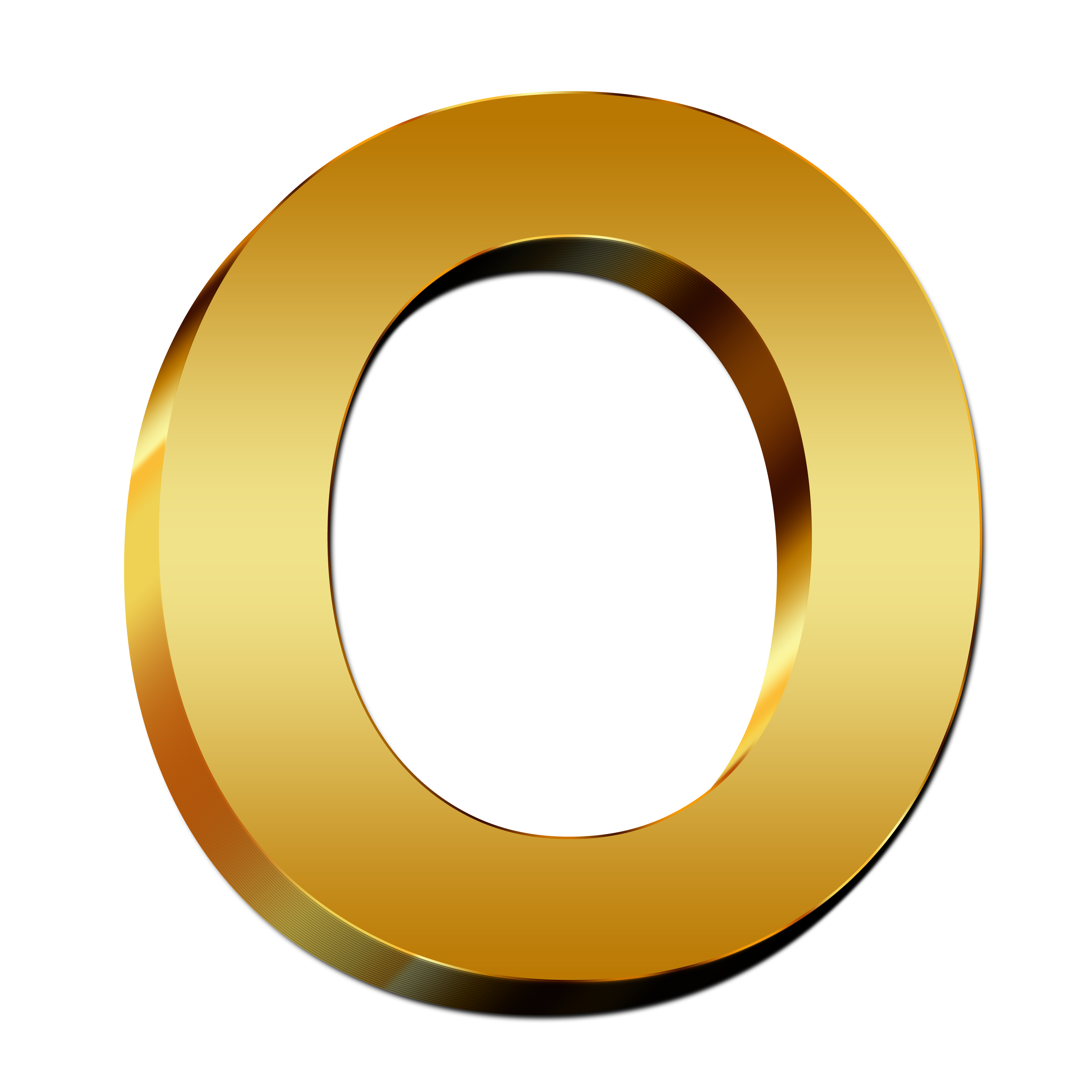 Letter O Transparent PNG Image