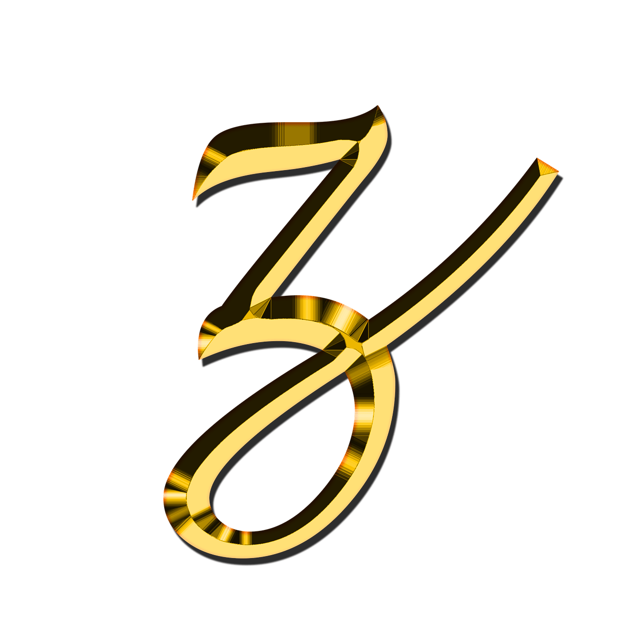 Z Letter Transparent PNG Image