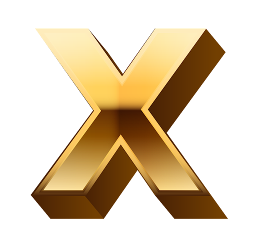 X Letter Transparent PNG Image