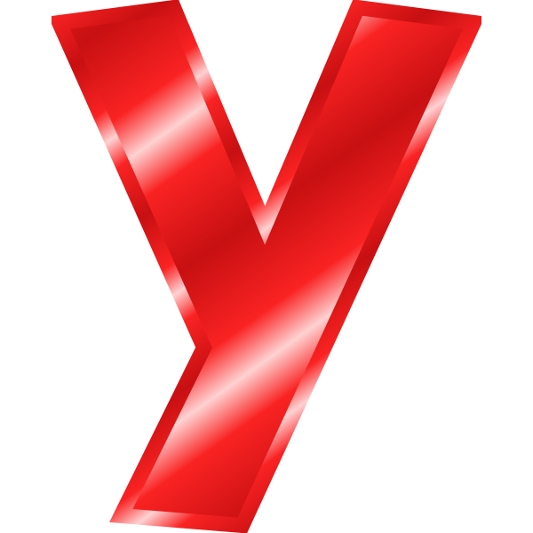 Y Letter Transparent PNG Image