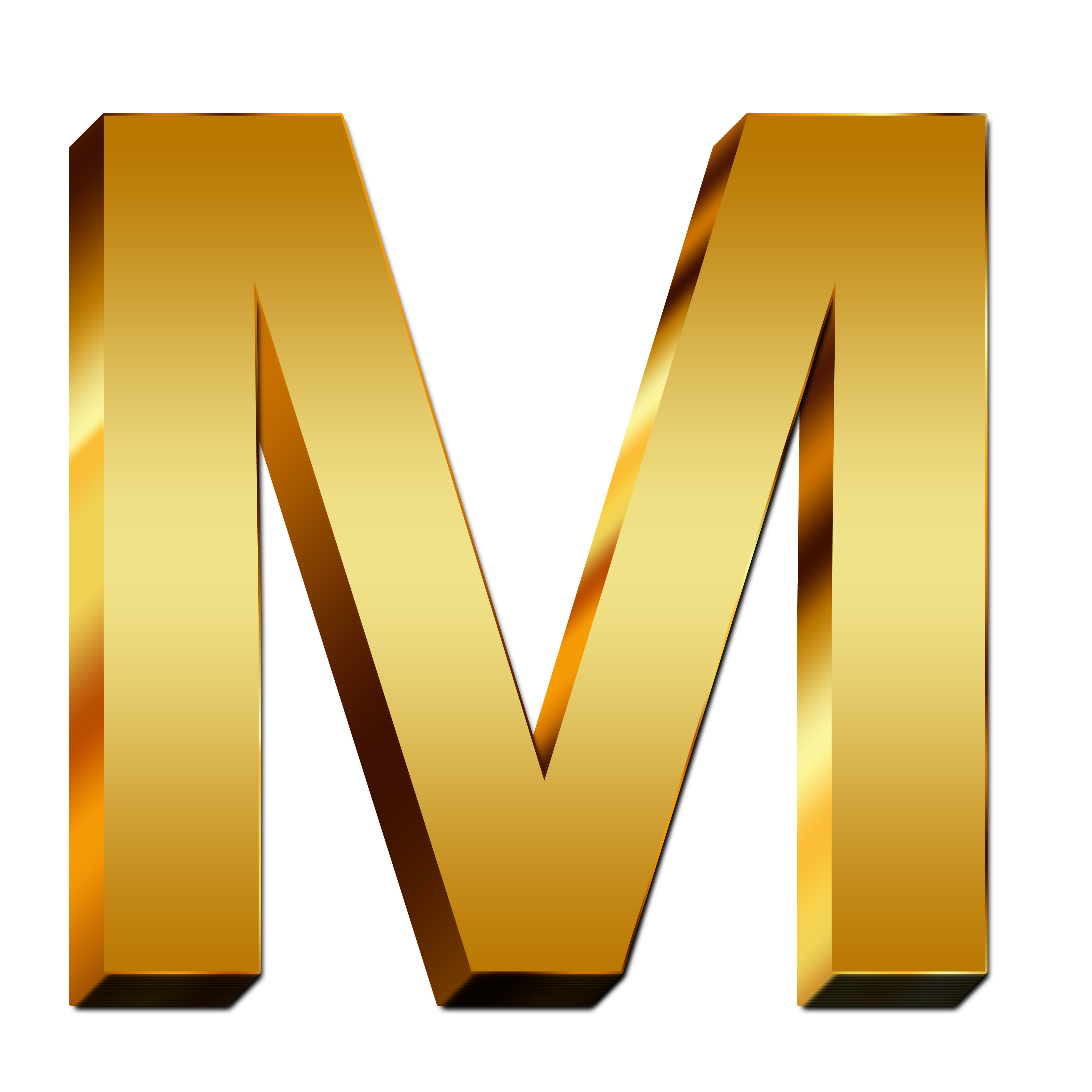 M Letter Transparent PNG Image