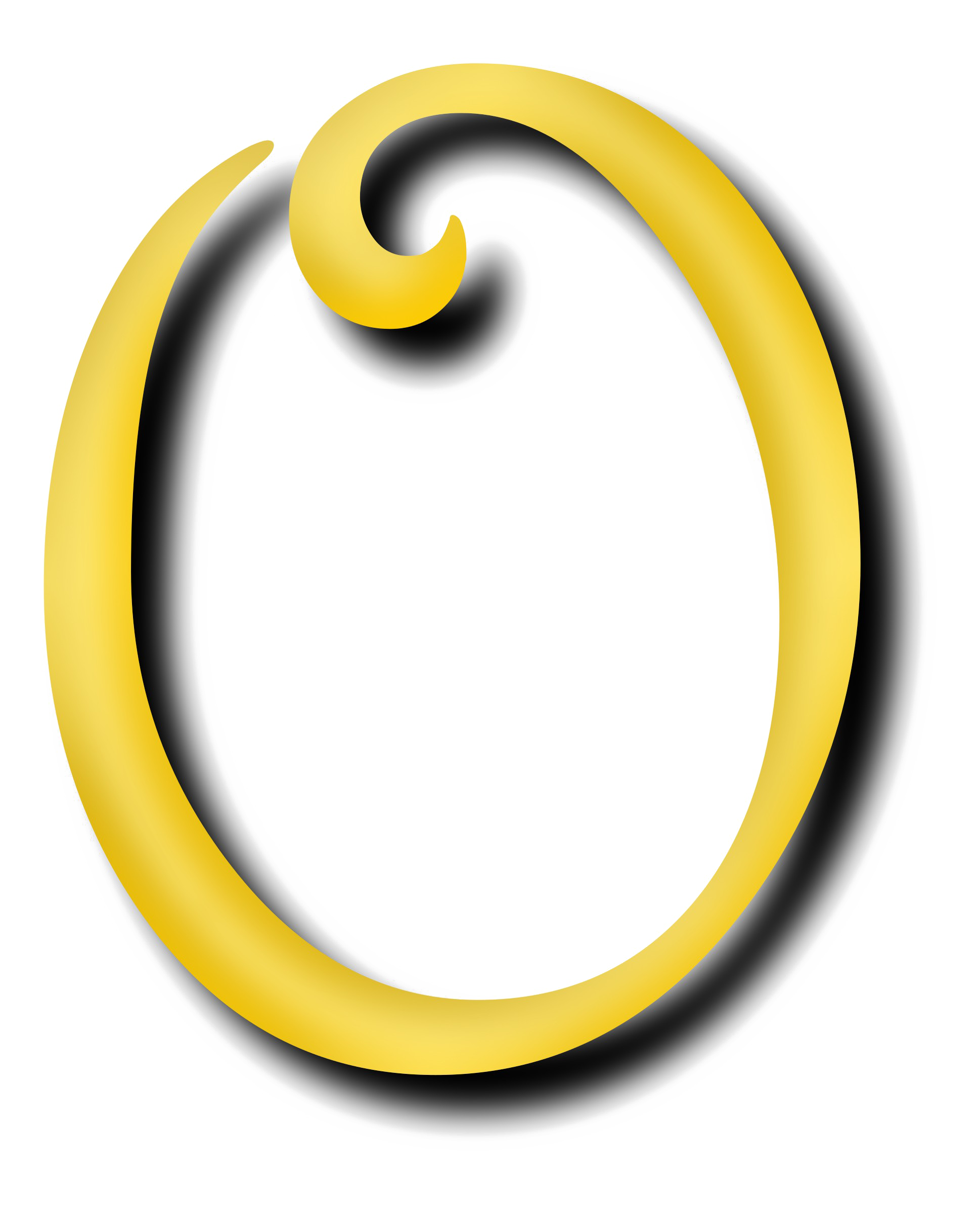 Letter O Transparent PNG Image