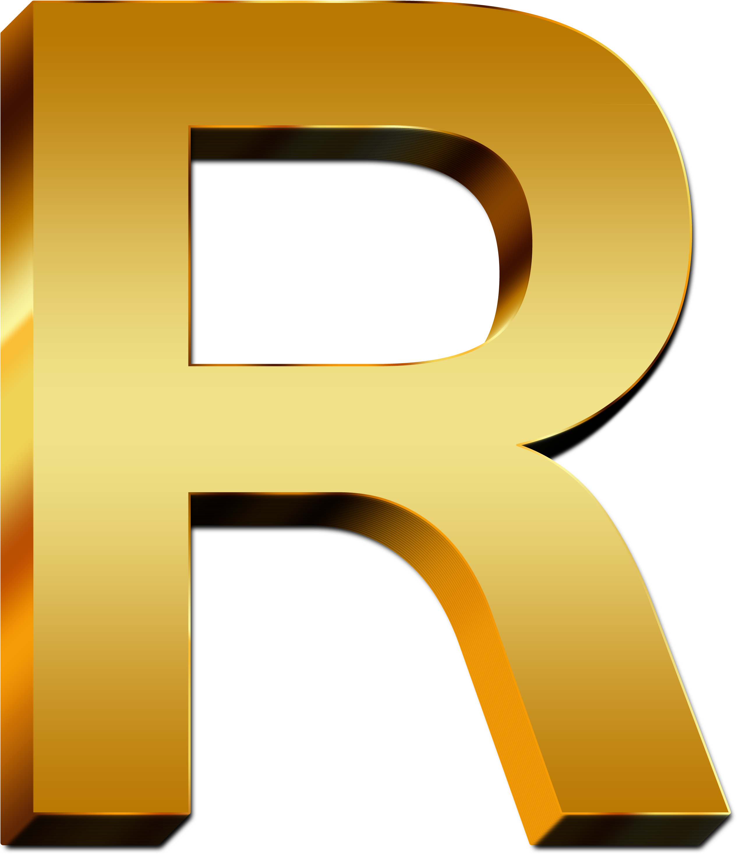 R Letter Transparent PNG Image