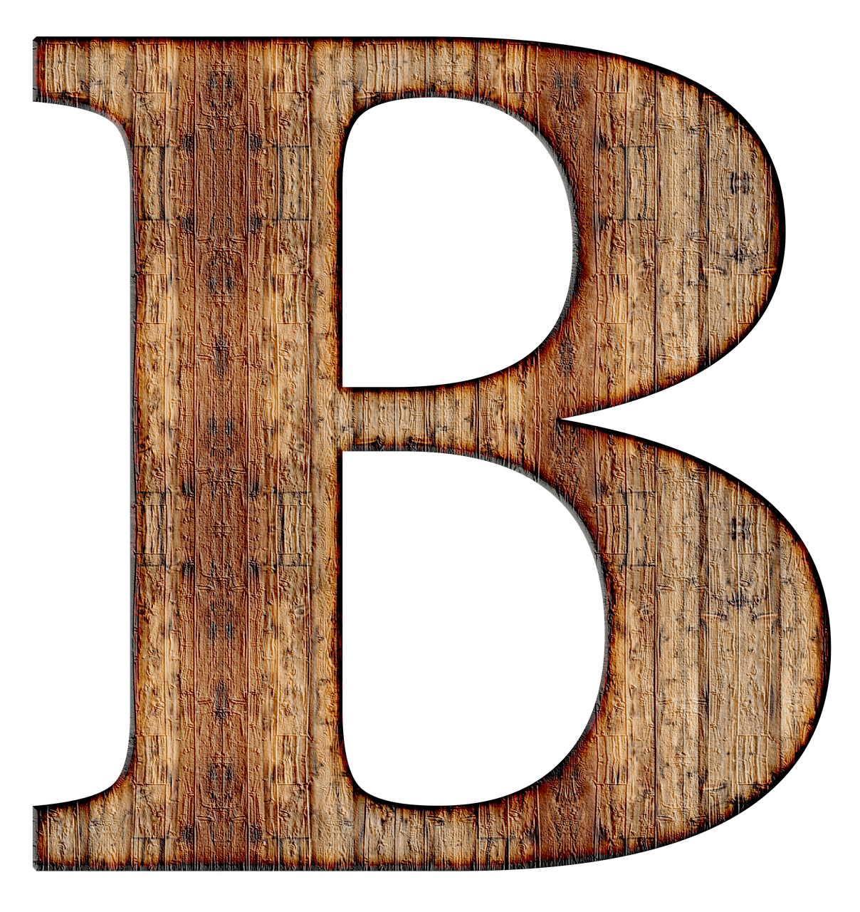 B Letter Transparent PNG Image