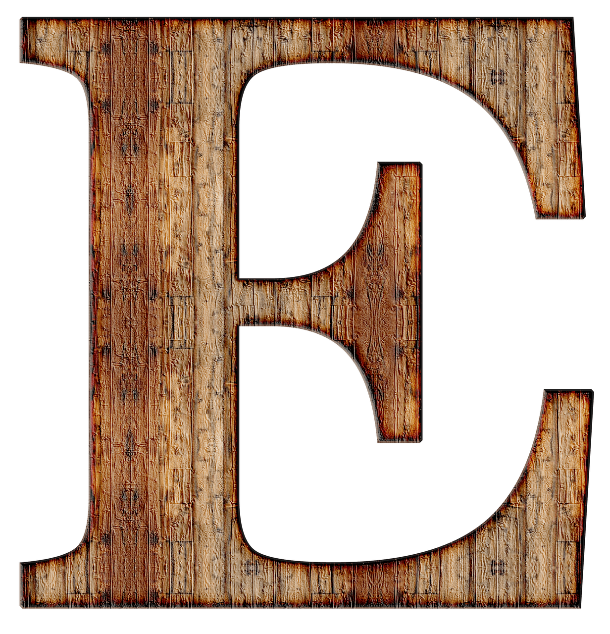 Pic E Letter Transparent PNG Image