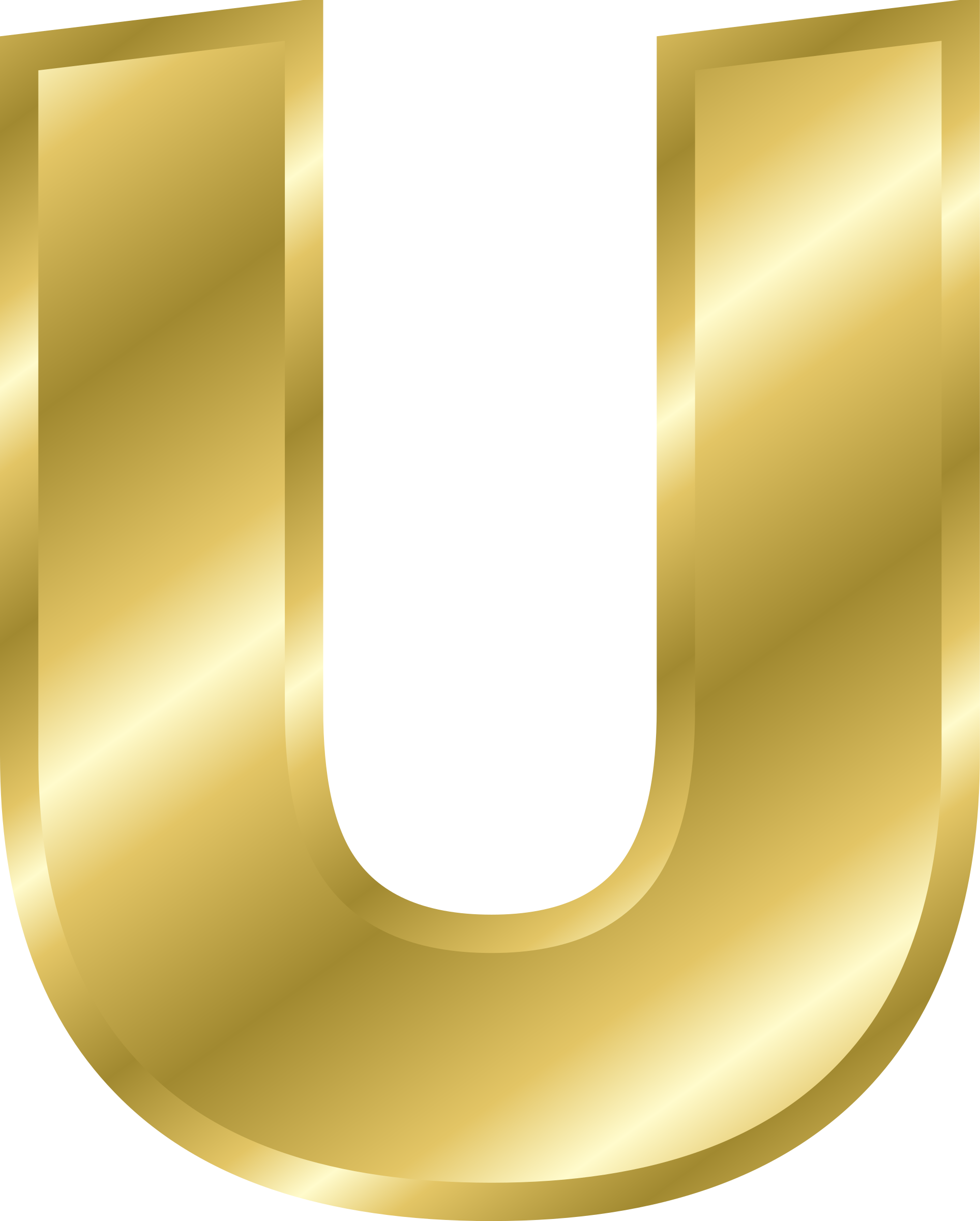 U Letter Transparent PNG Image