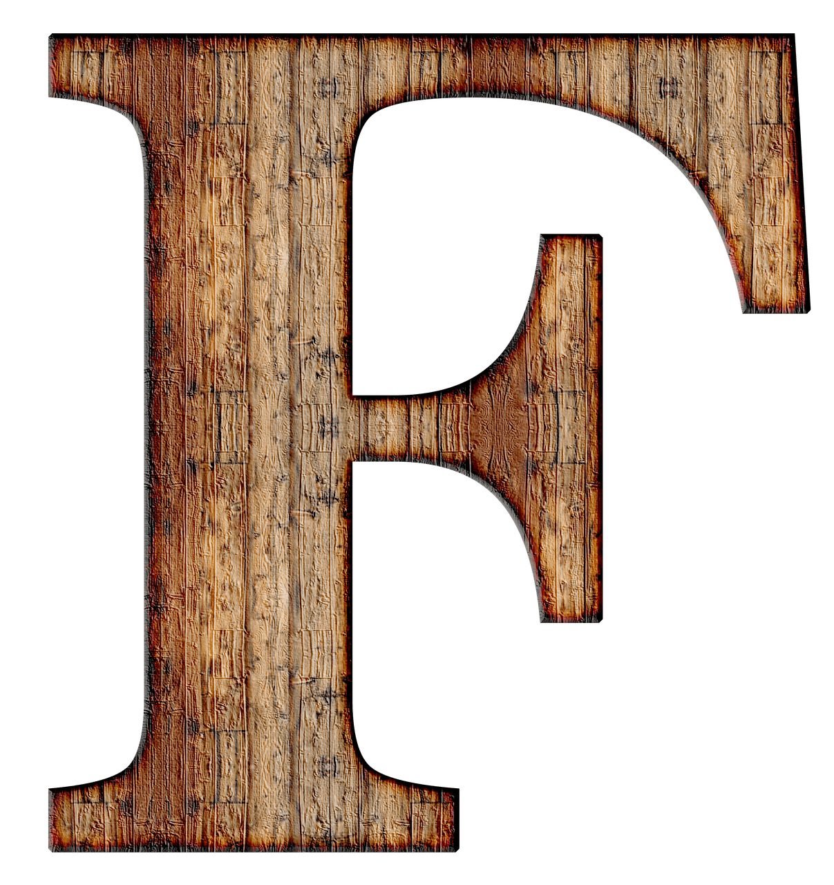 Letter F Transparent PNG Image