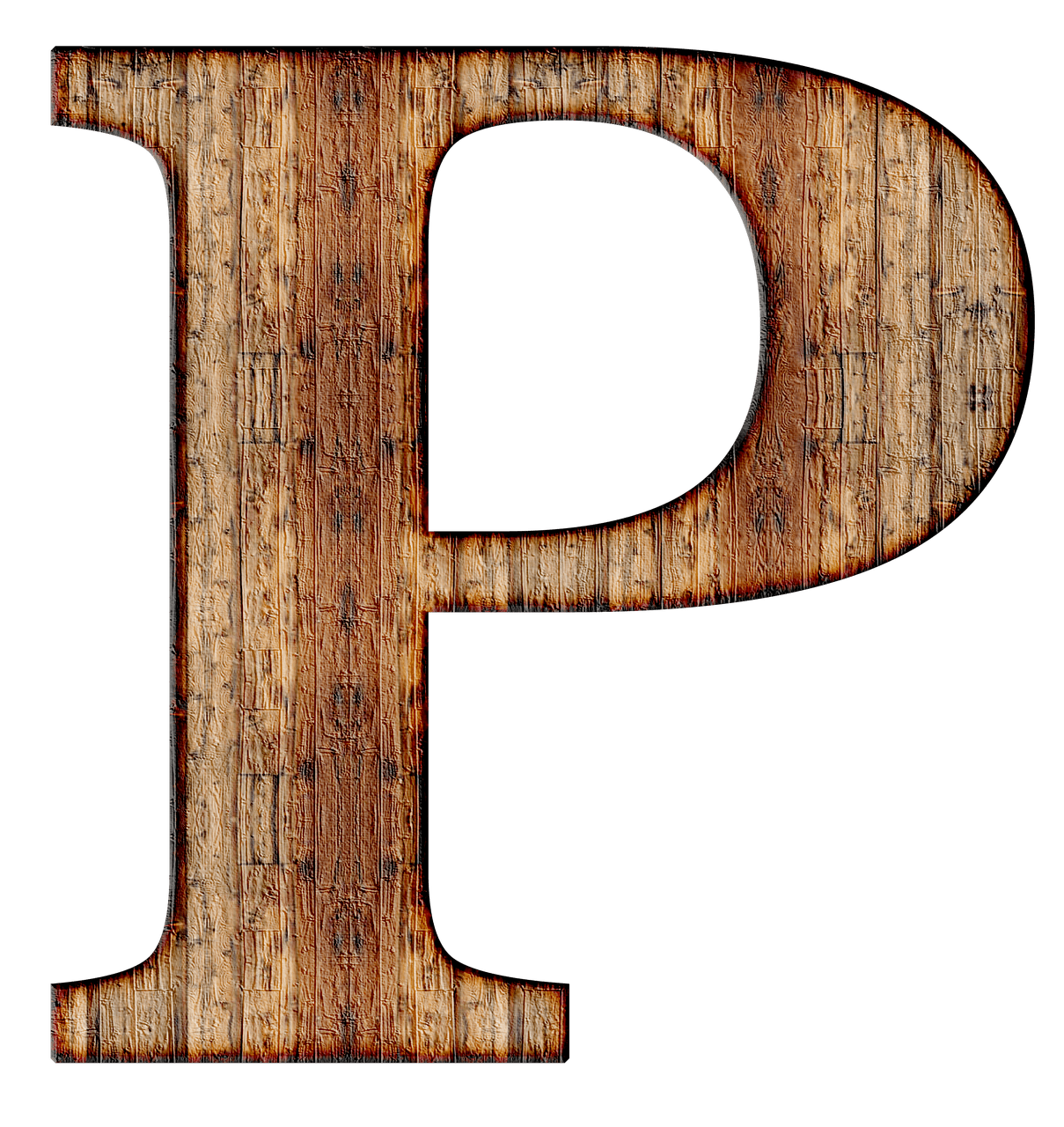 P Letter Transparent PNG Image