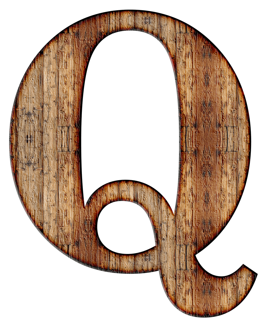 Q Letter Transparent PNG Image