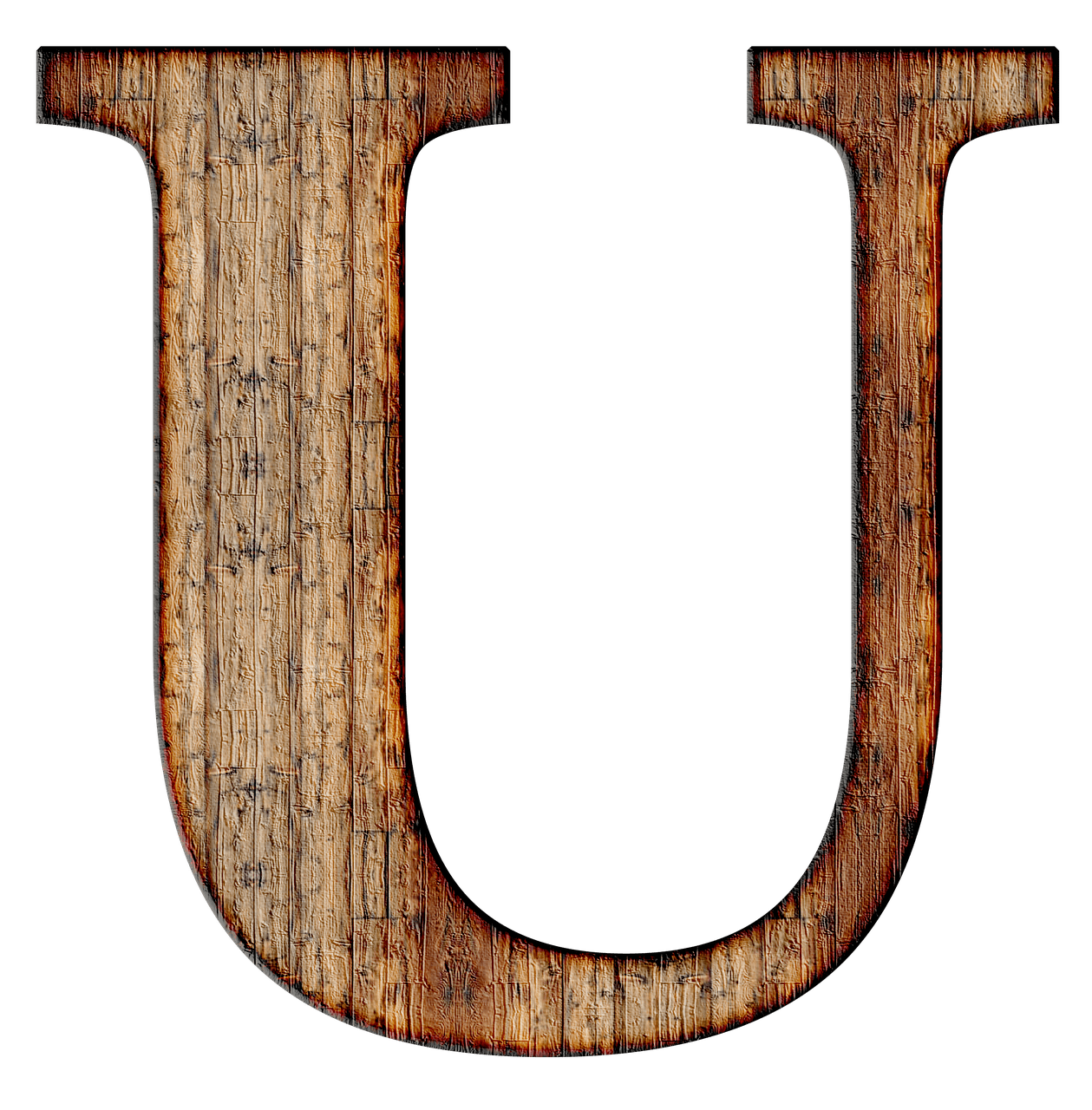 U Letter Transparent PNG Image