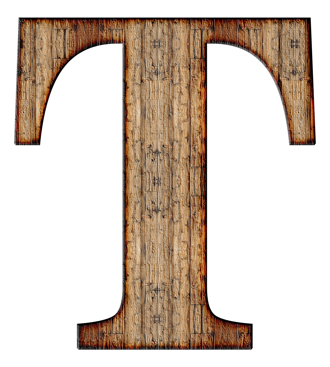 T Letter Transparent PNG Image