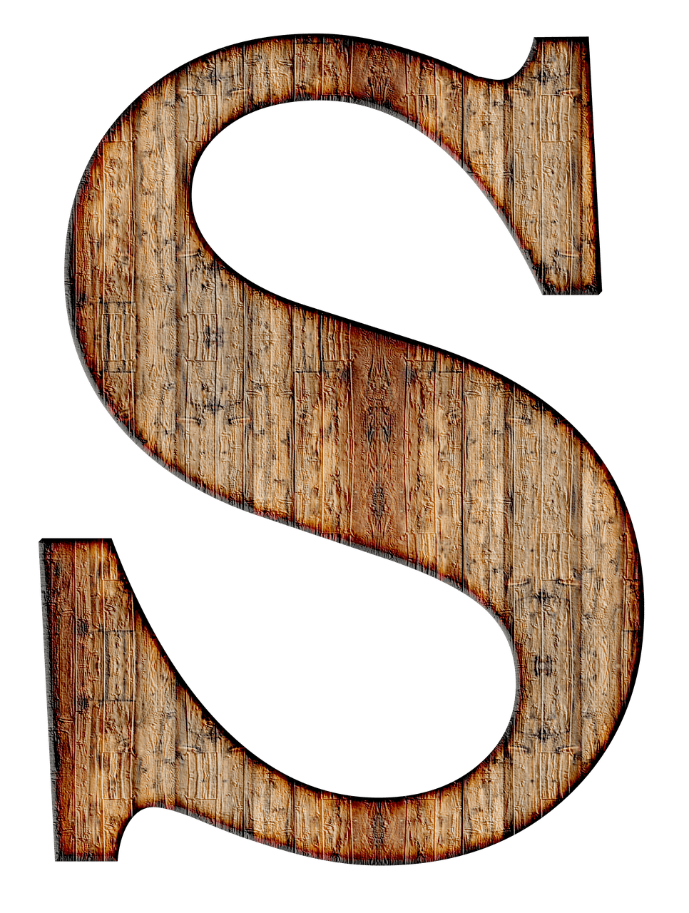 S Letter Transparent PNG Image