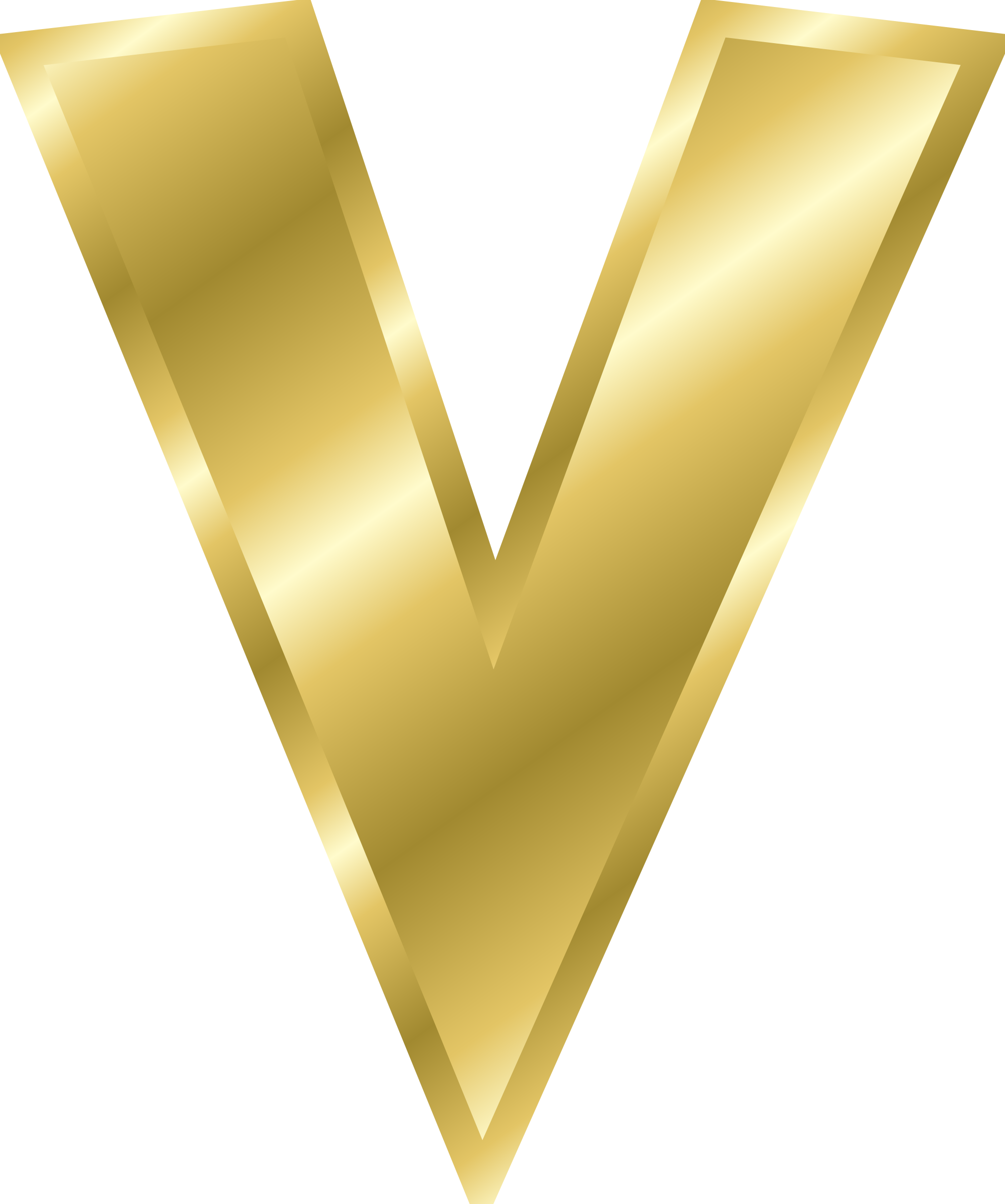 Letter V Transparent PNG Image