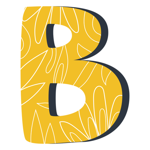 B Letter Transparent PNG Image