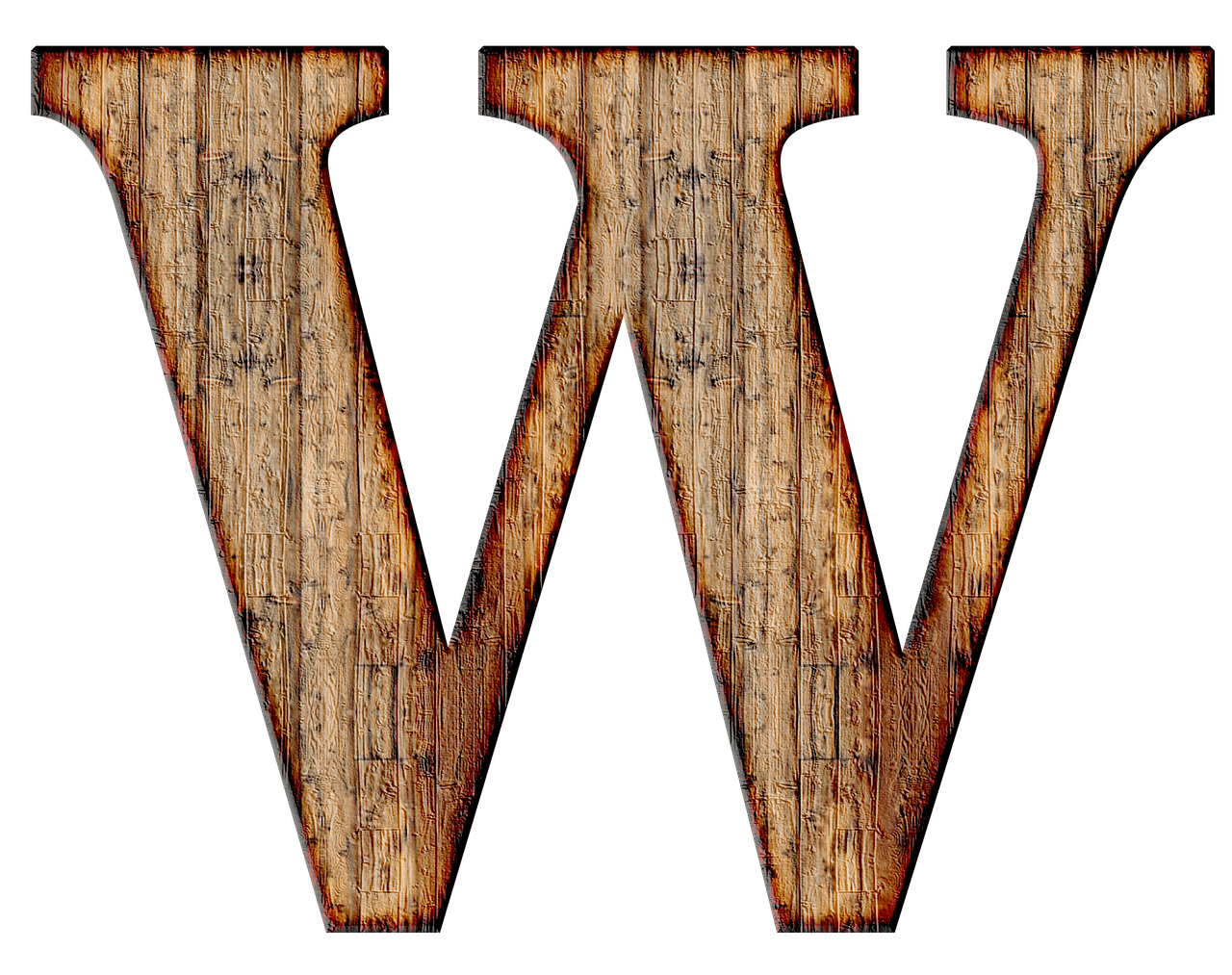 Letter W Transparent PNG Image