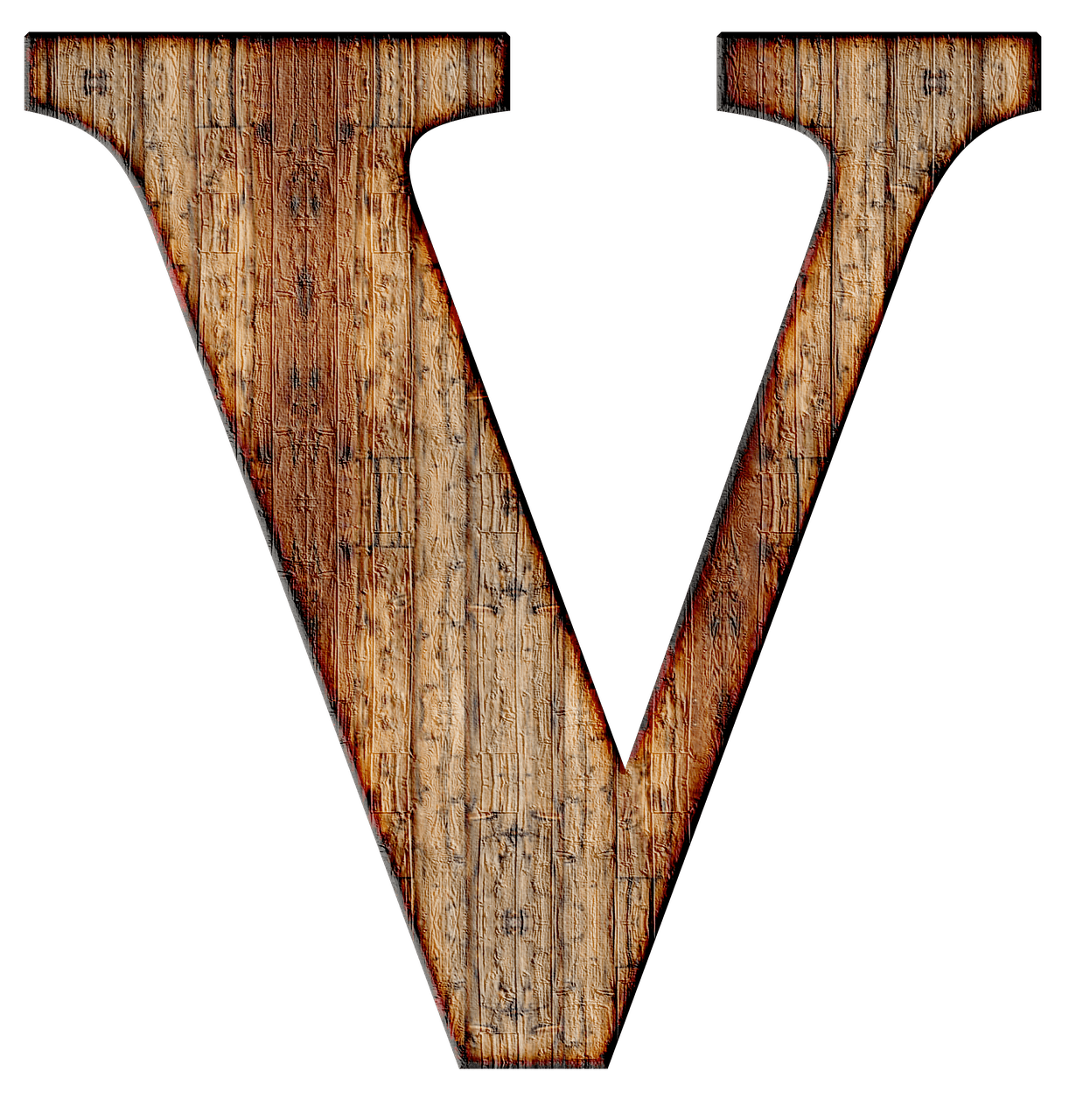 Letter V Transparent PNG Image