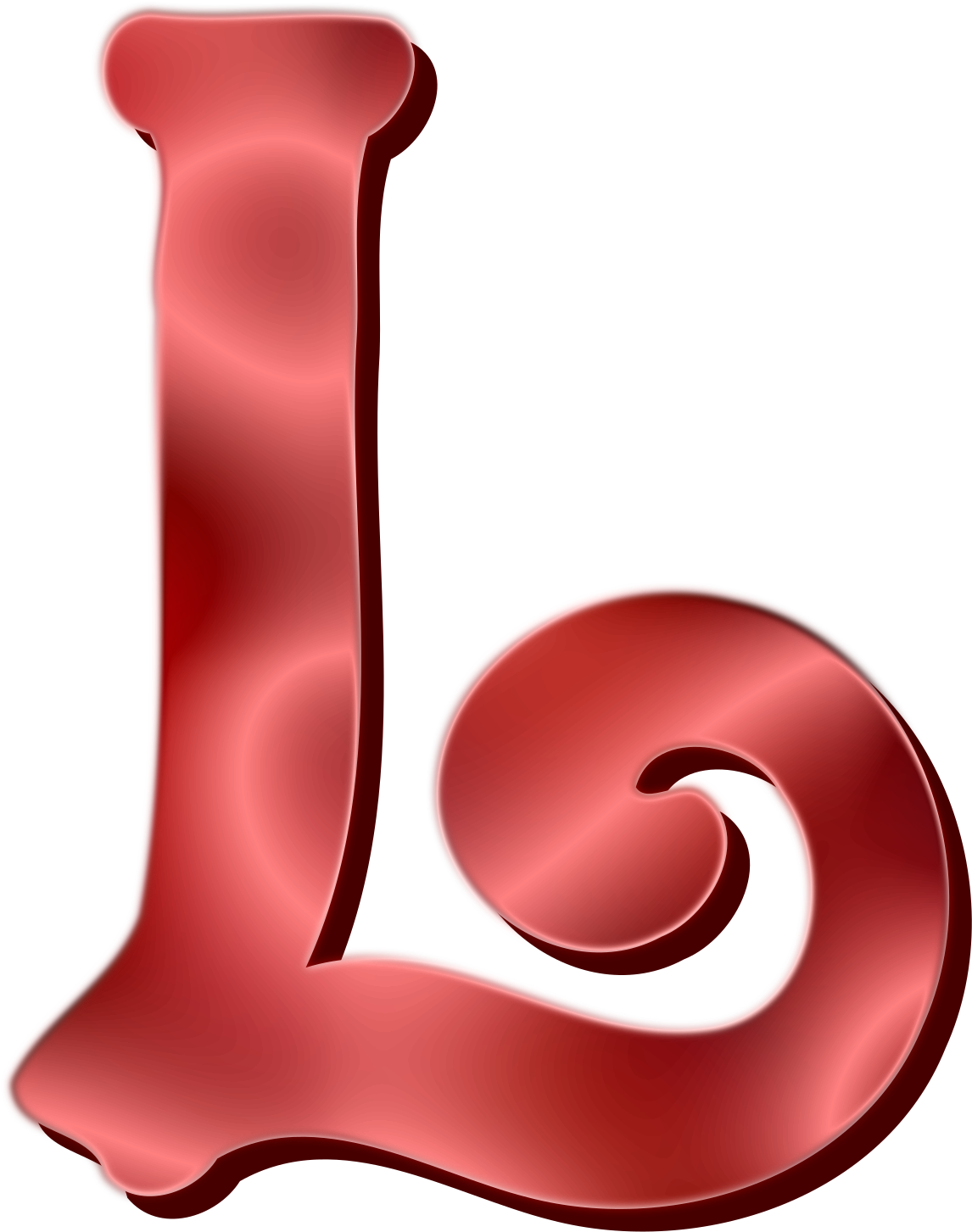 L Letter Transparent PNG Image