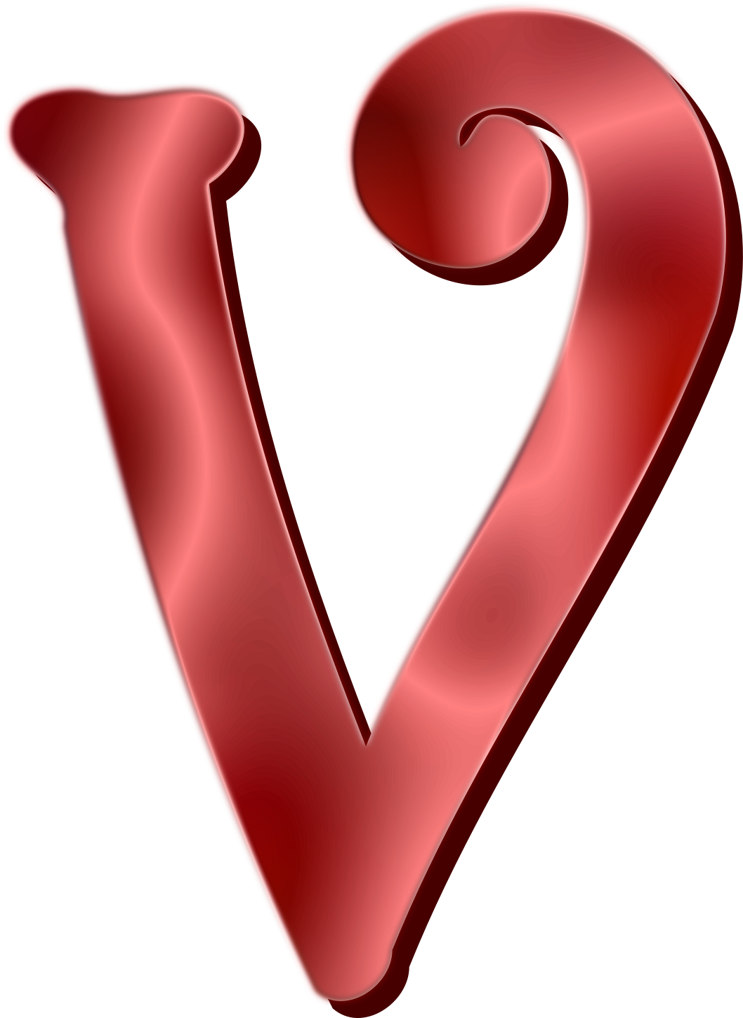 Letter V Transparent PNG Image