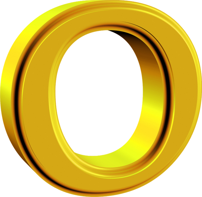 Letter O Transparent PNG Image