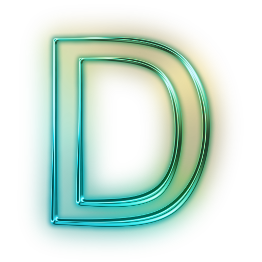 D Letter Transparent PNG Image