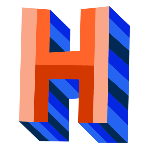 H Letter Transparent PNG Image