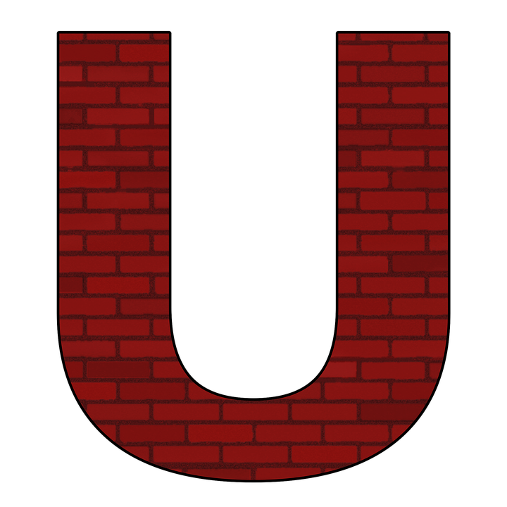 U Letter Transparent PNG Image