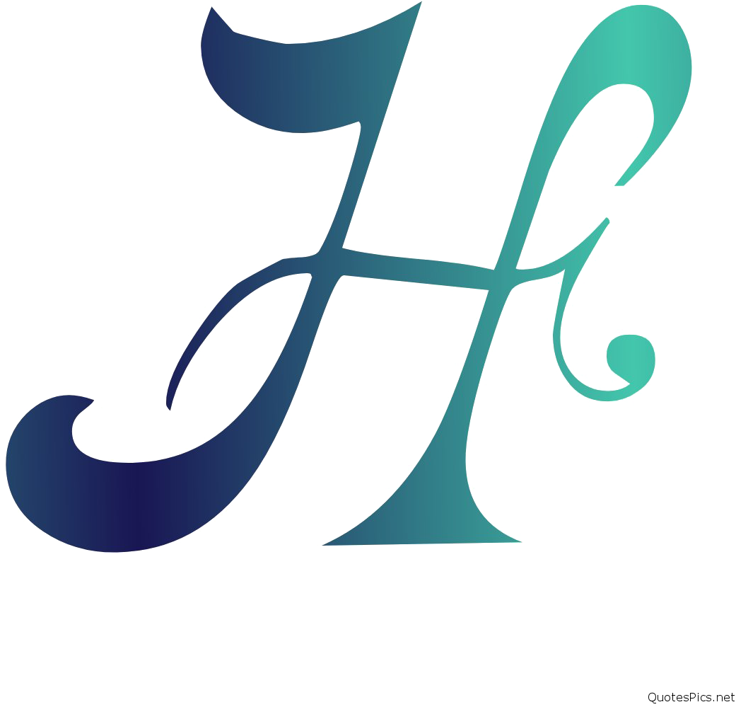 H Letter Transparent PNG Image