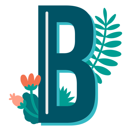 B Letter Transparent PNG Image