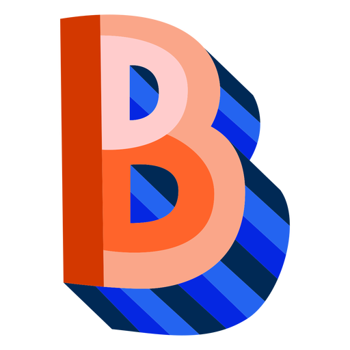 B Letter Transparent PNG Image
