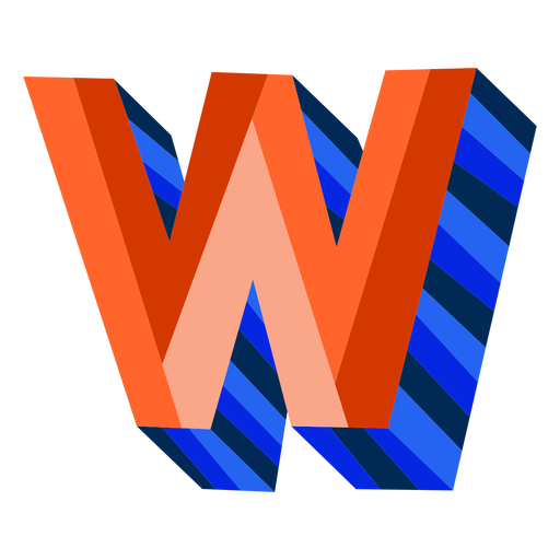Pic Letter W Transparent PNG Image