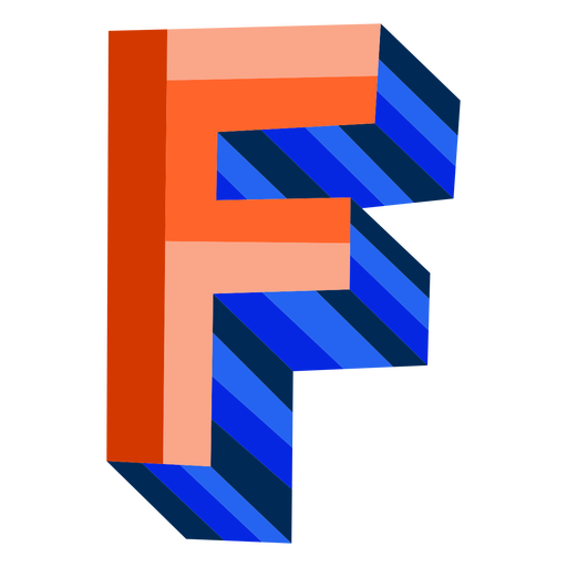 Letter F Transparent PNG Image