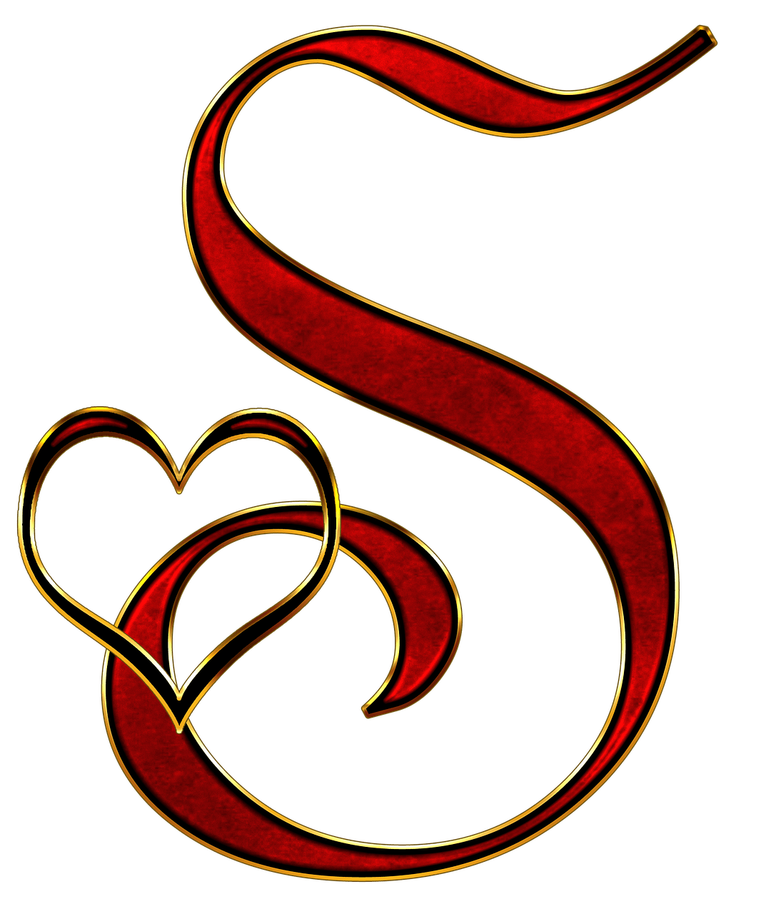 S Letter Transparent PNG Image