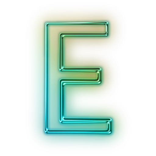 E Letter Transparent PNG Image