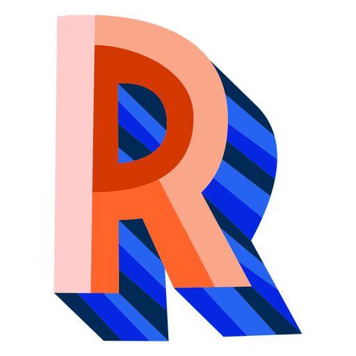R Letter Transparent PNG Image