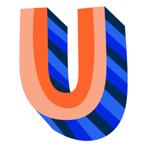 U Letter Transparent PNG Image