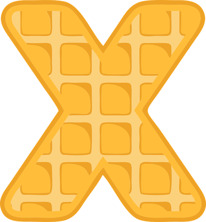 X Letter Transparent PNG Image