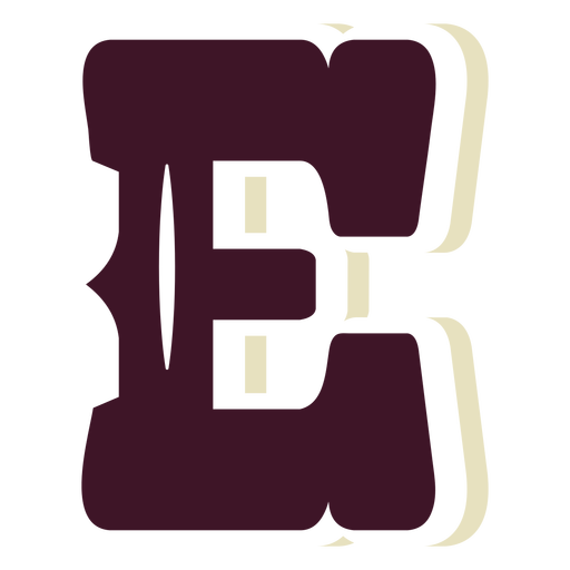 E Letter Transparent PNG Image