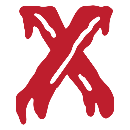X Letter Transparent PNG Image