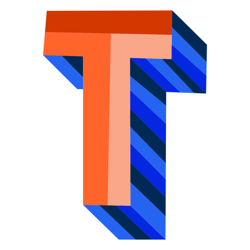 T Letter Transparent PNG Image