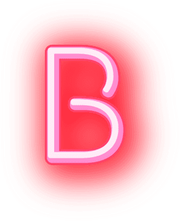 B Letter Transparent PNG Image