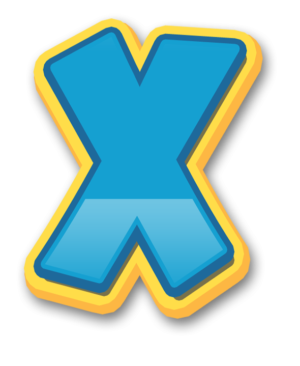 X Letter Transparent PNG Image