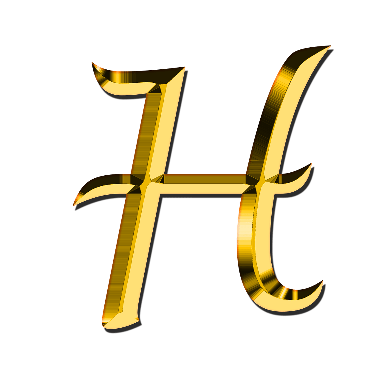 H Letter Transparent PNG Image