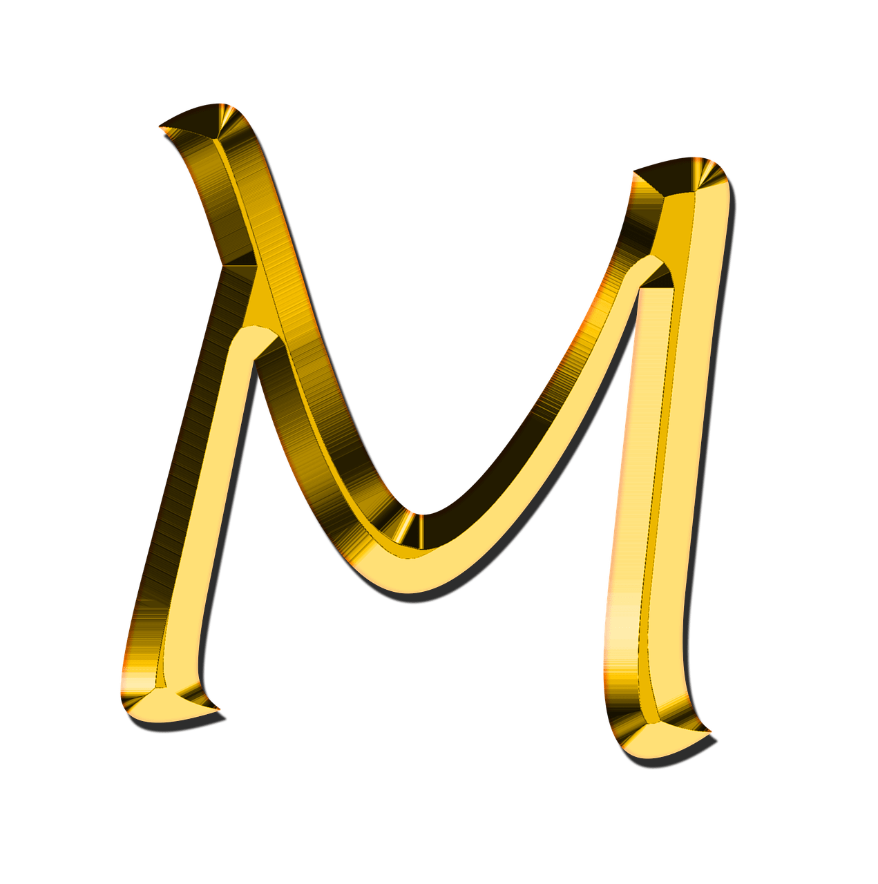 M Letter Transparent PNG Image