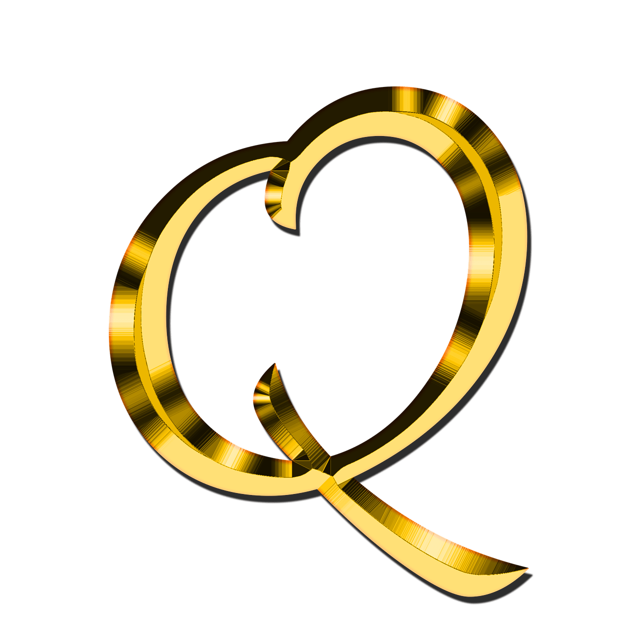 Q Letter Transparent PNG Image