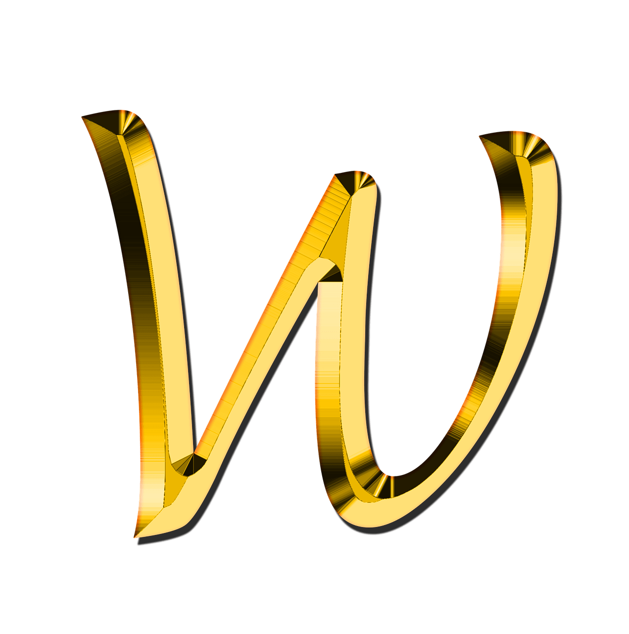 Letter W Transparent PNG Image