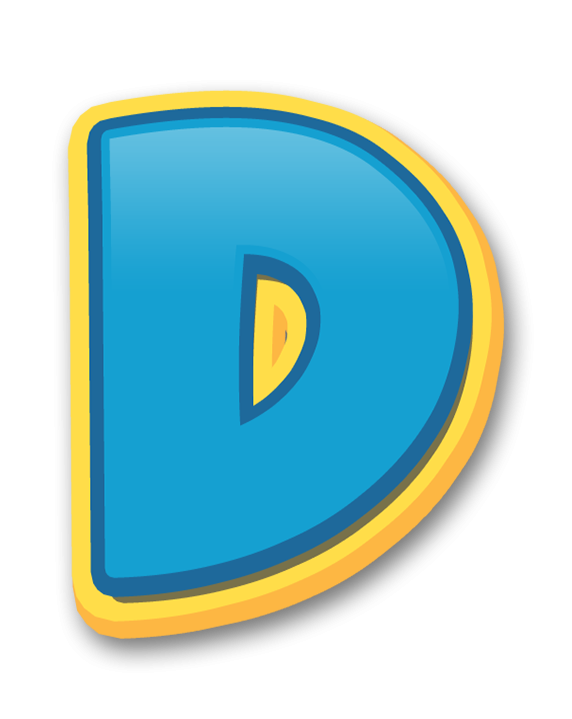 D Letter Transparent PNG Image