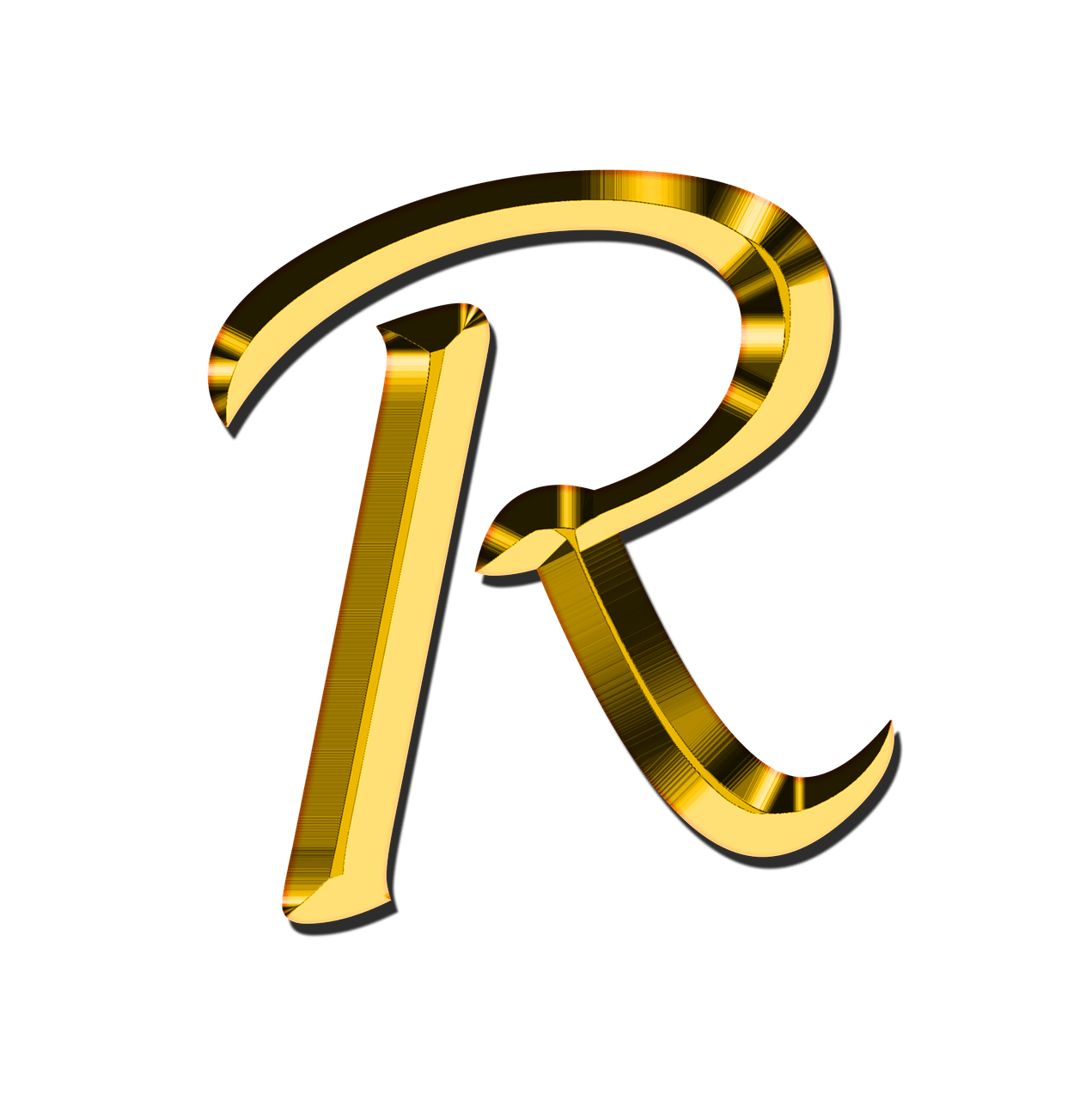R Letter Transparent PNG Image